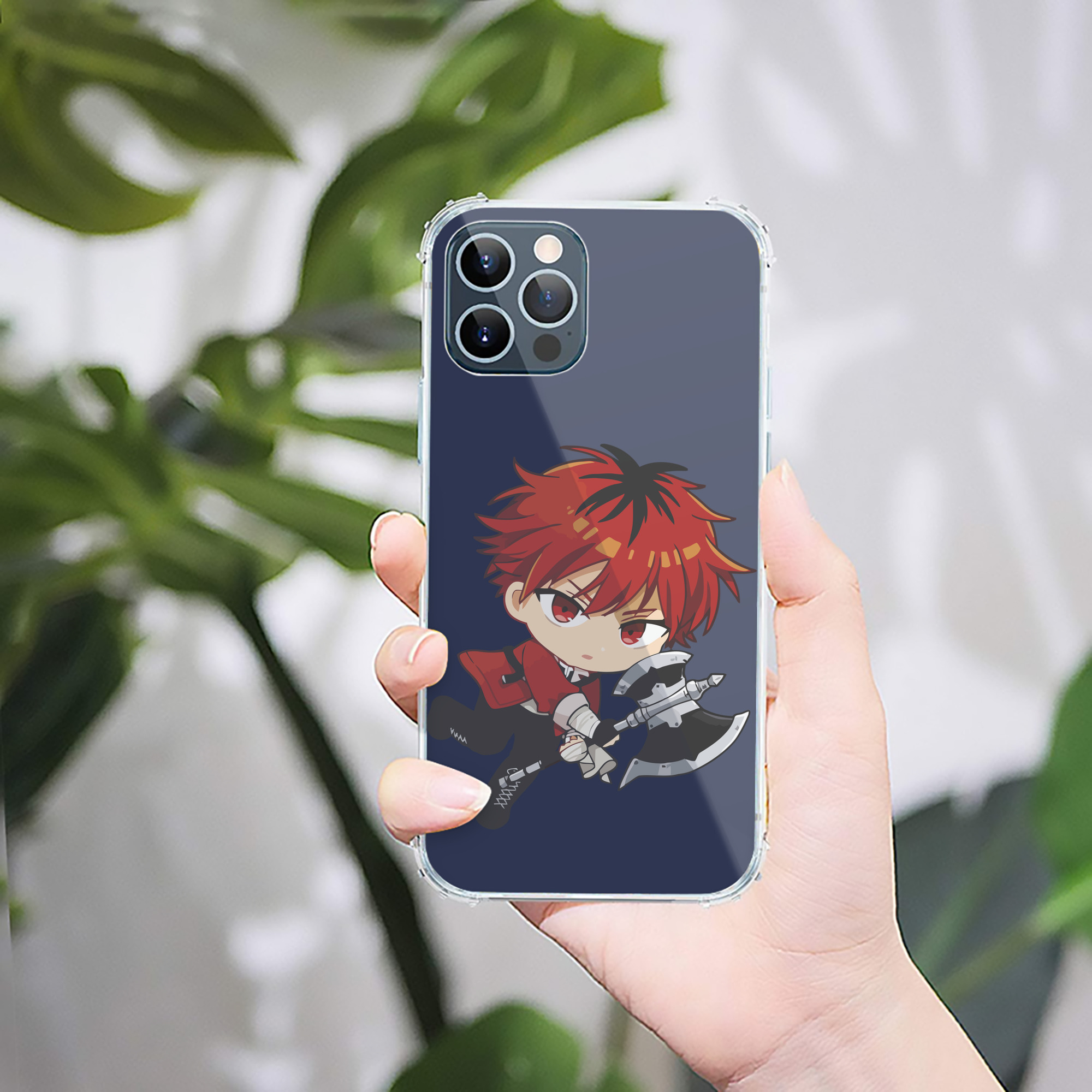（画像用） 葬送のフリーレン Frieren 【iPhone 12シリーズ対応】透明スマホケース（クリアソフトケース）